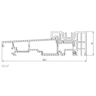 Aluplast HST 70 Schwelle GU-47