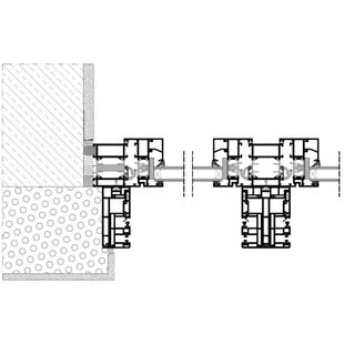 Vorbaurollladen SKB RA Einbaubeispiel 5 mit Insektenschutz Führungsschiene zweiseitig
