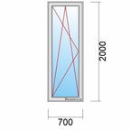 Balkontür Maß 70 cm breit