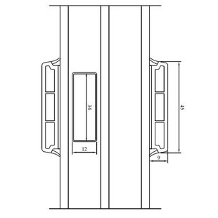 3-fach Verglasung mit aufgesetzten Sprossen ohne Duplex Abstandshalter