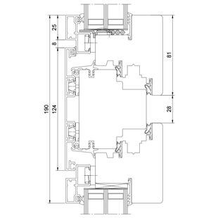 Drutex Duoline 68 Fenster Oberlicht Dreh-Kipp + Dreh-Kipp