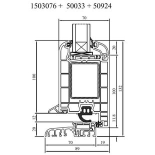 Drutex Iglo 5 Haustürschwelle nach innen