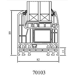 Drutex Iglo Energy Rahmenverbreiterung 15mm 70103