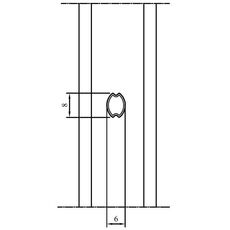 Innenliegende Sprossen 8mm