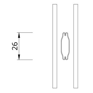 Drutex Softline SZR innenliegende Sprosse 26mm
