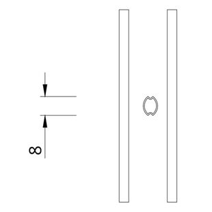 Drutex Softline SZR innenliegende Sprosse 8mm