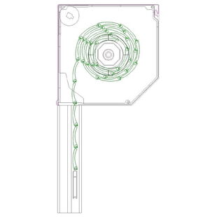Vorbaurollladen SK 45° mit Insektenschutz Detail