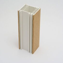 Rahmenverbreiterung aus Kunststoff 60mm in Dekor Eiche Natur