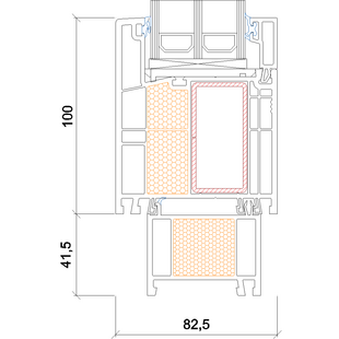 7299-IKD- Sockelprofil 41.5mm