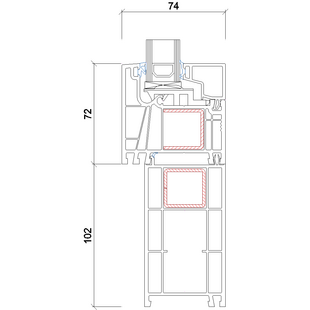 7288 - Sockleprofil 102 mm