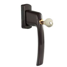 Fenstergriff MACO Harmony mit Schlüssel, braun