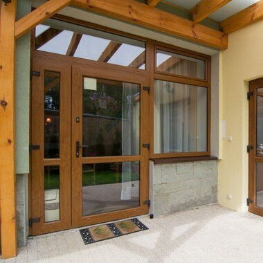 Kunststoff Nebeneingangstür Geschäft