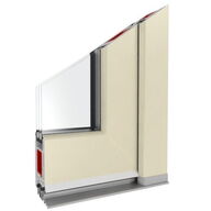 Kunststofftürprofil Iglo Energy in Cremeweiß