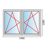 Venstermaat 1900x1300mm