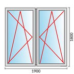 Venstermaat 1900x1800mm