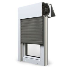 Exte Exakt Aufsatzrollladen in 34 Quarzgrau