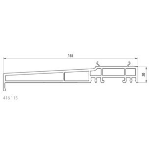 Salamander 416 115 Fensterbank aussen 165mm