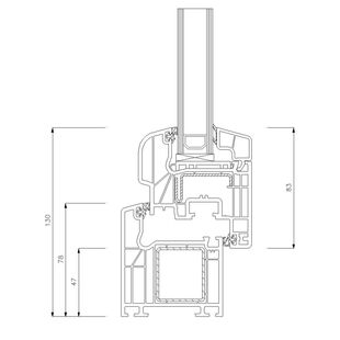 Schüco CT-70 AS - Rondo 130mm 8867