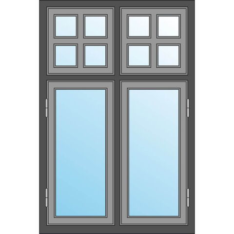 Dannebrog Fenster skandinavische dänische Fenstertypen nach außen öffnend