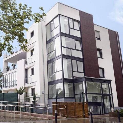 Treppenhaus Fenster Fassade