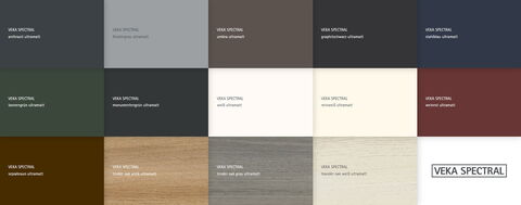 Veka Spectral kleuren – selectie