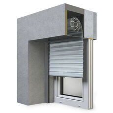 SP-E Unterputzrollladen in 01 Silber