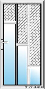 Nebeneingangstür Modell Templin