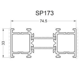 Aliplast SP173 - Rahmenverbreiterung - 33mm