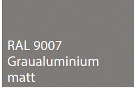 Graualuminium RAL 9007 in matt
