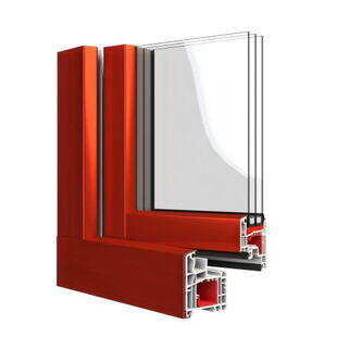 Fenster Aluplast IDEAL 5000 Aluskin mit Alu Vorsatzschale