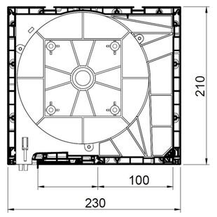 Detailtekeningen opbouwrolluik Aluprof SKT Opoterm