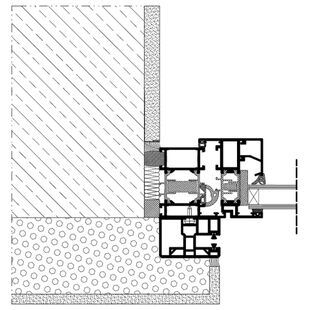 Aufsatzrollladen SKT Einbaubeispiel 5 Führungsschiene