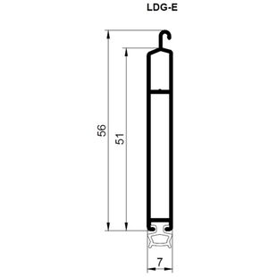 Vorbaurollladen Endleiste LDG-E