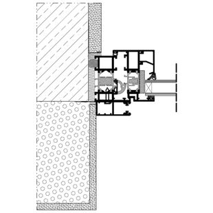 Vorbaurollladen SK Einbaubeispiel 5 Führungsschiene auf Fensterrahmen