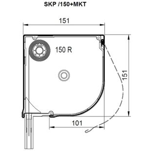 Vorbaurollladen SKP mit Insektenschutz 150mm