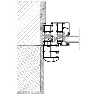 Vorbaurollladen SKP MKT Einbaubeispiel 4 Führungsschiene