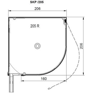 Vorbaurollladen SKP mit Kastenhöhe 205mm