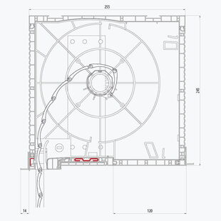 Detailtekeningen opbouwrolluik Decco Thermo Box