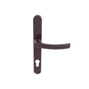 Türgriff als Drücker in Braun