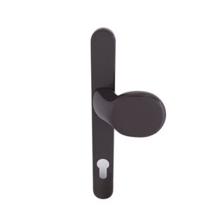 Türgriff mit Knauf in Braun