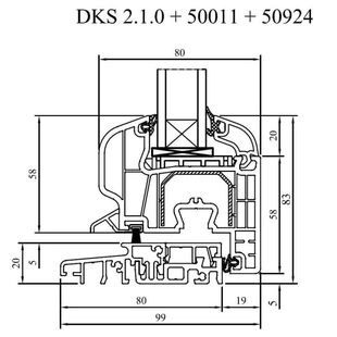 Drutex Iglo 5 Balkontür mit flacher Schwelle
