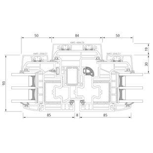 Iglo Energy Alucover - 70013 70029 Stulp 84mm Fenster