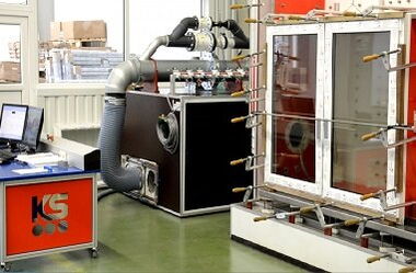 Kozijn-testinstallatie K.S. Schulten