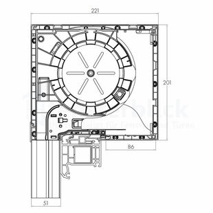 Aufsatzrollladen Elite XT mit Kastenhöhe 200mm