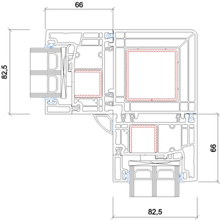 2304 - Eckkopplung - 90 Grad