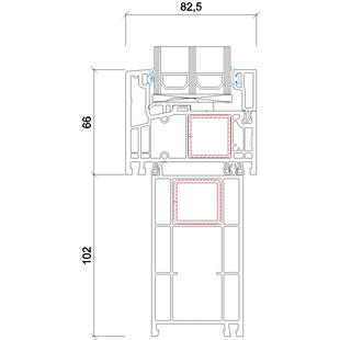 7288- Sockelprofil 102mm