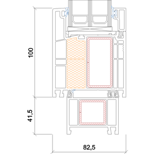 7299- Sockelprofil 41.5mm