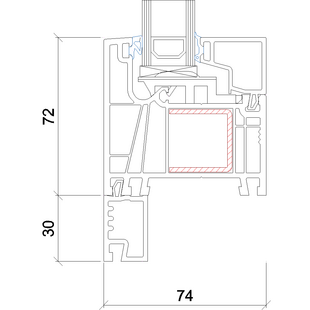 3206 - Anschlussprofil 30 mm