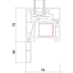 3217- Anschlussprofil 40mm