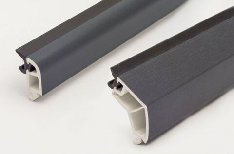 Glasleisten aus Kunststoff Vergleich Rund zu Eckig